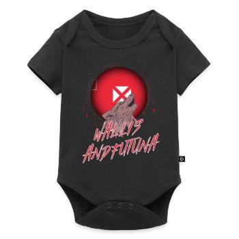 Wallis und Futuna - Baby Premium Kurzarmbody - Schwarz - Vorne