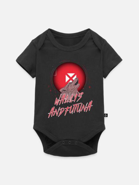 Wallis und Futuna - Baby Premium Kurzarmbody - Schwarz