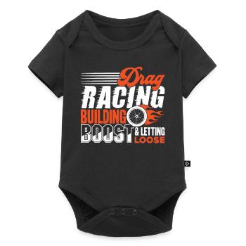Drag Racing Drag Racing Building Boost - Baby Premium short-sleeve bodysuit - black - Front