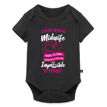 Nurse Midwife Birth Worker A Truly - Baby Premium short-sleeve bodysuit - black - Front