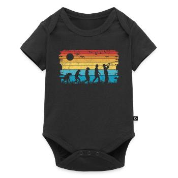 Trombone Evolution Trombone Player Trombonist - Baby Premium short-sleeve bodysuit - black - Front
