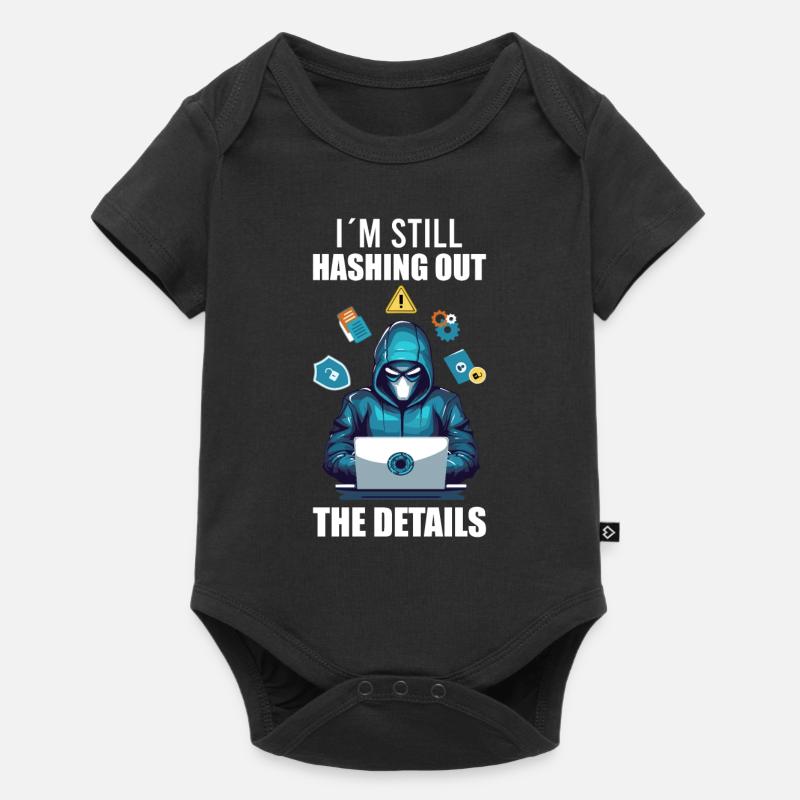 Ethical Hacking Analyst Ethical Cyber Security - Baby Premium Kurzarmbody - Schwarz