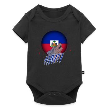 Haiti - Baby Premium short-sleeve bodysuit - black - Front