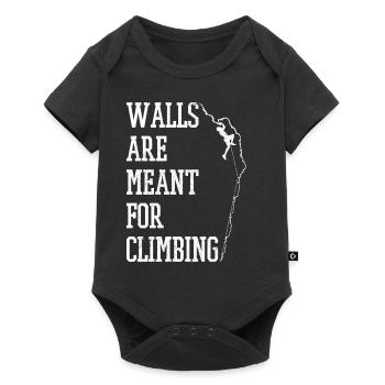 Escalade Bloc Grimpeur Cadeau - Body à manches courtes Premium Bébé - noir - Devant