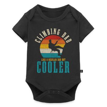 Escalade Bloc Grimpeur Cadeau - Body à manches courtes Premium Bébé - noir - Devant