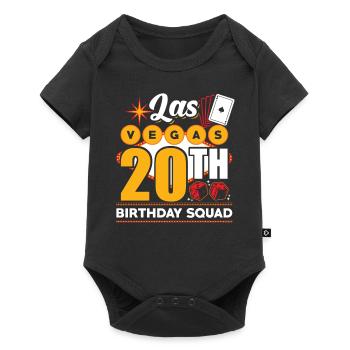 Escouade du 20e anniversaire de Las Vegas - Body à manches courtes Premium Bébé - noir - Devant