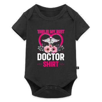 C’est ma meilleure chemise de médecin médecin hôpital docto - Body à manches courtes Premium Bébé - noir - Devant