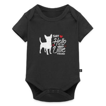 Chihuahua - Baby Premium short-sleeve bodysuit - black - Front