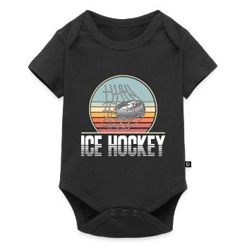 Eishockey Hockey sur glace - Body à manches courtes Premium Bébé - noir - Devant