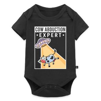 Alien, OVNI, UAP, Espace, Objet volant de l’espace - Body à manches courtes Premium Bébé - noir - Devant