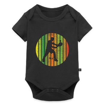 Club de tennis Joueur de tennis Amateur de tennis Tennis - Body à manches courtes Premium Bébé - noir - Devant