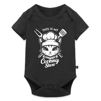 C’est mon émission de cuisine - Body à manches courtes Premium Bébé - noir - Devant