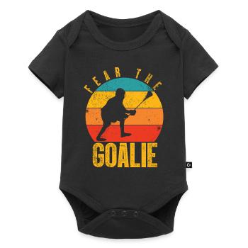 Lacrosse Stick Lax Girl Player Mom Goalkeeper Women - Baby Premium short-sleeve bodysuit - black - Front