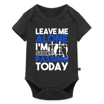 Foosball I'm Stick Passing Foosball Today - Baby Premium short-sleeve bodysuit - black - Front