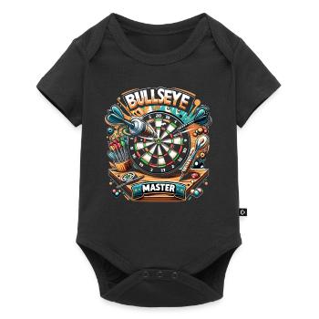 Bullseye Master : Conception de fléchettes colorées - Body à manches courtes Premium Bébé - noir - Devant