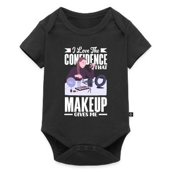 Lustiges Make Up Artist Maskenbildner Geschenk - Baby Premium Kurzarmbody - Schwarz - Vorne