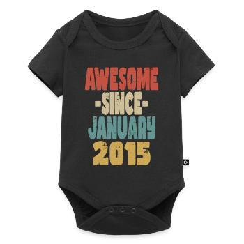 Génial Janvier 2015 - Body à manches courtes Premium Bébé - noir - Devant