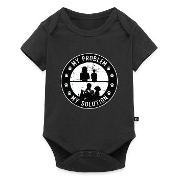 Veterinarian My Problem My Pictogram Mom Animals - Baby Premium short-sleeve bodysuit - black - Front