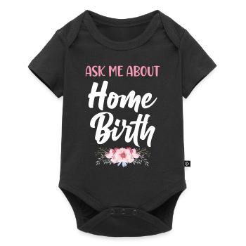 Infirmière spécialisée dans le travail et l’accouchement - Body à manches courtes Premium Bébé - noir - Devant