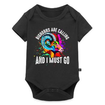 The Thickhorns Are Calling - Baby Premium short-sleeve bodysuit - black - Front