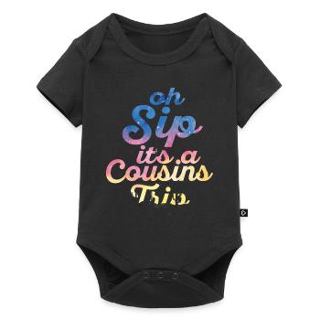 Girls Weekend Oh Sip It's A Cousins Trip - Baby Premium short-sleeve bodysuit - black - Front