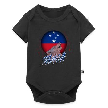 Samoa - Baby Premium short-sleeve bodysuit - black - Front