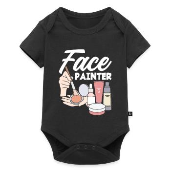 Lustiges Make Up Artist Maskenbildner Geschenk - Baby Premium Kurzarmbody - Schwarz - Vorne
