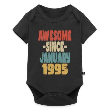 Awesome January 1995 - Baby Premium short-sleeve bodysuit - black - Front