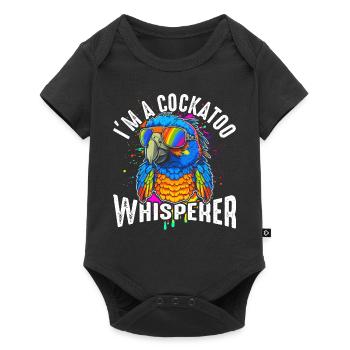 I'm a cockatoo whisperer - Baby Premium short-sleeve bodysuit - black - Front