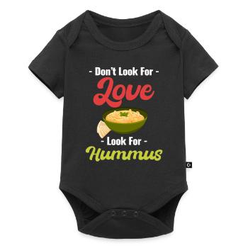 Don't look for love, look for - Baby Premium short-sleeve bodysuit - black - Front