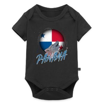 Panama - Body à manches courtes Premium Bébé - noir - Devant