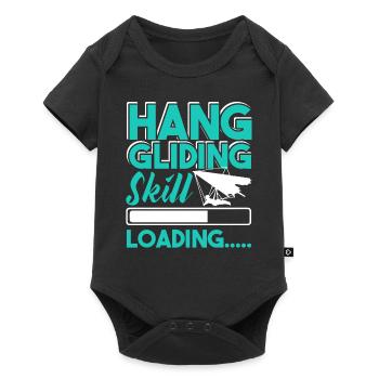 Hang Gliding Hang Gliding Skill Loading - Baby Premium short-sleeve bodysuit - black - Front