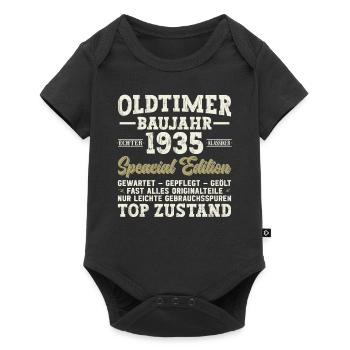 Millésime Anniversaire 1935 - 89 Ans - Body à manches courtes Premium Bébé - noir - Devant