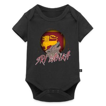 Sri Lanka - Baby Premium short-sleeve bodysuit - black - Front