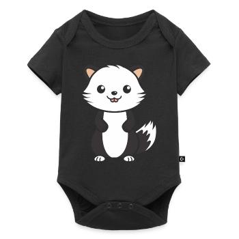 Humor little weasel - Baby Premium short-sleeve bodysuit - black - Front