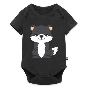 Humor little weasel - Baby Premium short-sleeve bodysuit - black - Front