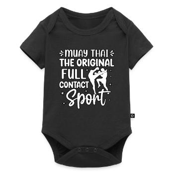 Muay Thai : le sport de contact original - Body à manches courtes Premium Bébé - noir - Devant