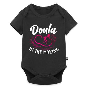 Doula Birth Worker Doula Dans Le - Body à manches courtes Premium Bébé - noir - Devant