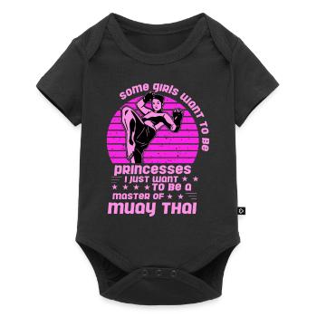 Some Girls want to be princesses I just want to be - Baby Premium short-sleeve bodysuit - black - Front