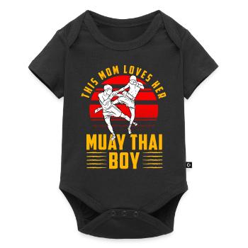 This mom loves her Muay Thai Boy - Baby Premium short-sleeve bodysuit - black - Front