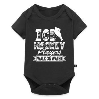 Ice Hockey Ice Hockey Players Walk On Water - Baby Premium short-sleeve bodysuit - black - Front