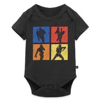 Muay Thaï - Body à manches courtes Premium Bébé - noir - Devant