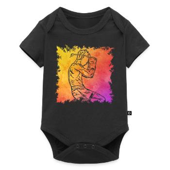 Muay Thaï - Body à manches courtes Premium Bébé - noir - Devant