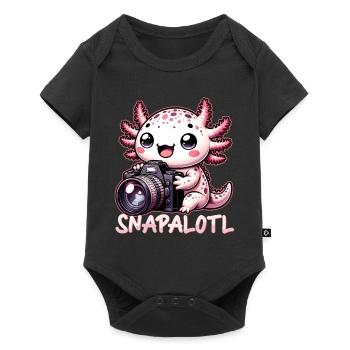 Photographe Axolotl Photography Appareil photo - Body à manches courtes Premium Bébé - noir - Devant