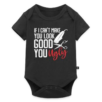 Hairdresser Gift For Hairdresser Salon Saying Hairdresser - Baby Premium short-sleeve bodysuit - black - Front