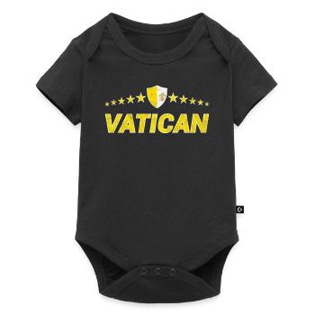 Vatican - Baby Premium short-sleeve bodysuit - black - Front