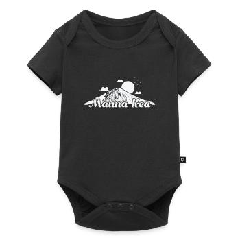 Volcan Mauna Kea, Hawaï, États-Unis - Body à manches courtes Premium Bébé - noir - Devant