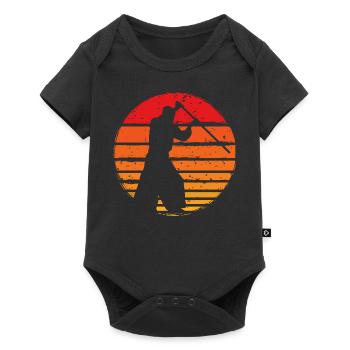 Aikido - Baby Premium short-sleeve bodysuit - black - Front