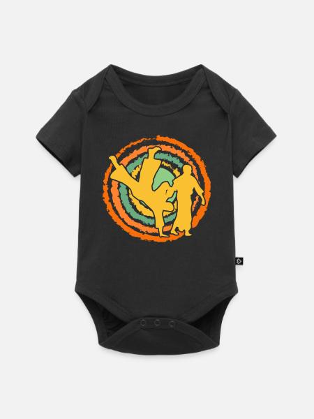 Aikido - Baby Premium Kurzarmbody - Schwarz