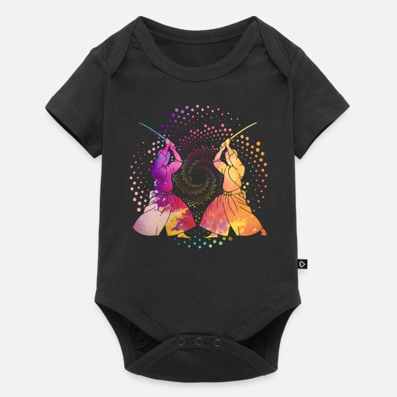 Aïkido - Body à manches courtes Premium Bébé - noir